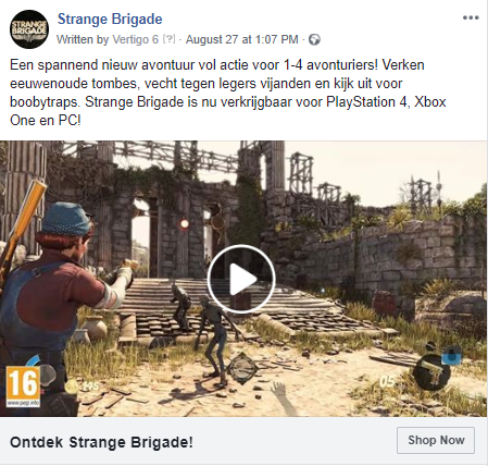 Strange Brigade ad