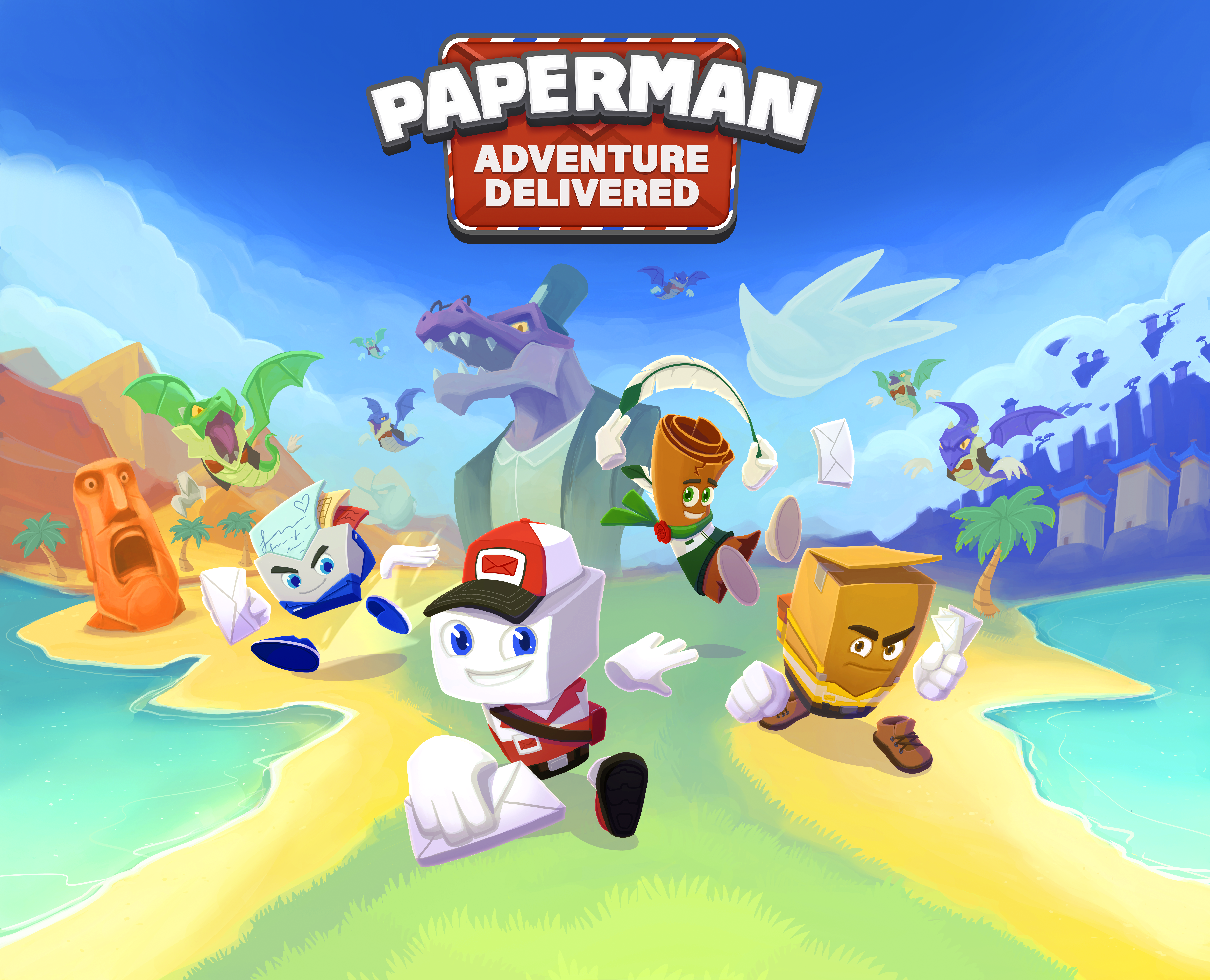 Paperman Adventure Delivered Key Art with logo